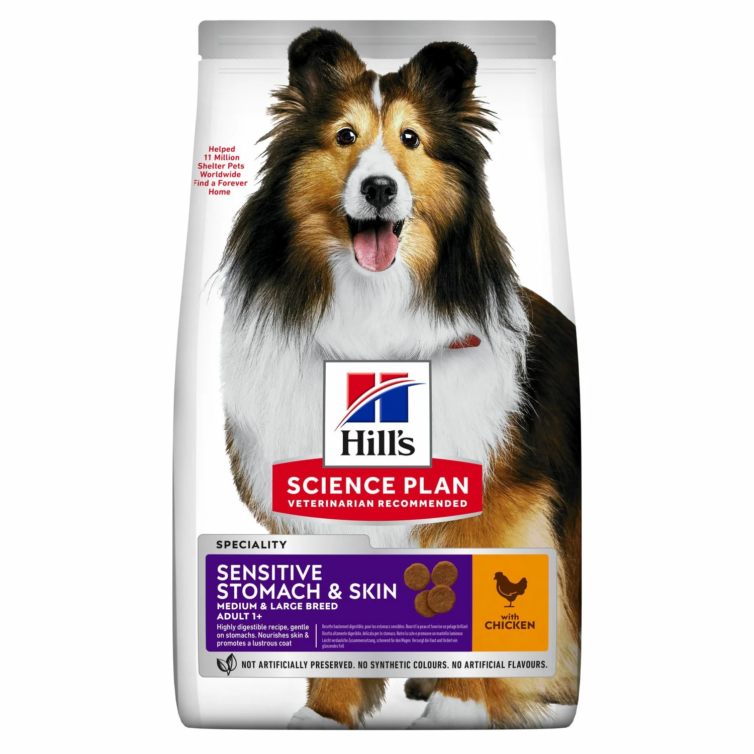Hill's Science Plan Canine Sensitive Stomach & Skin Medium Adult 1+ Hundefutter